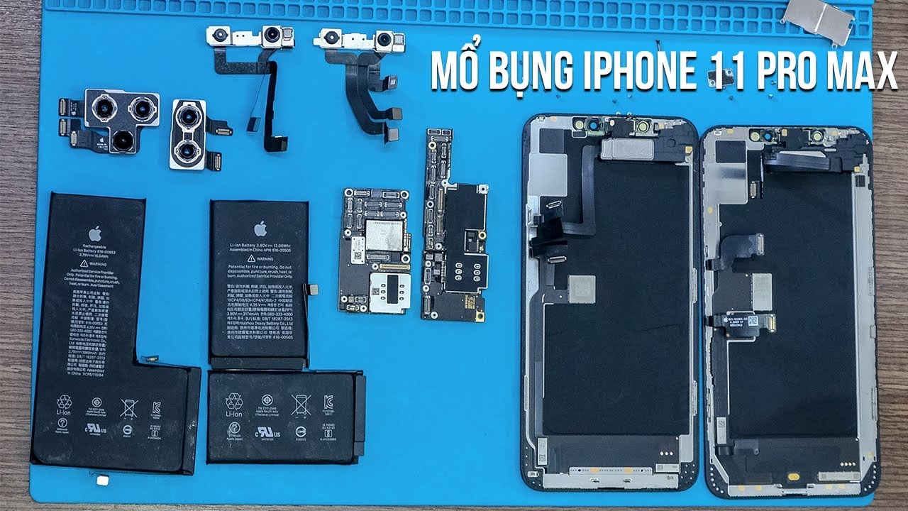 Mổ bụng iPhone 11 Pro Max ĐẦU TIÊN: Pin 4000, thiết kế thay đổi