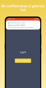 Battery Temperature Screenshot
