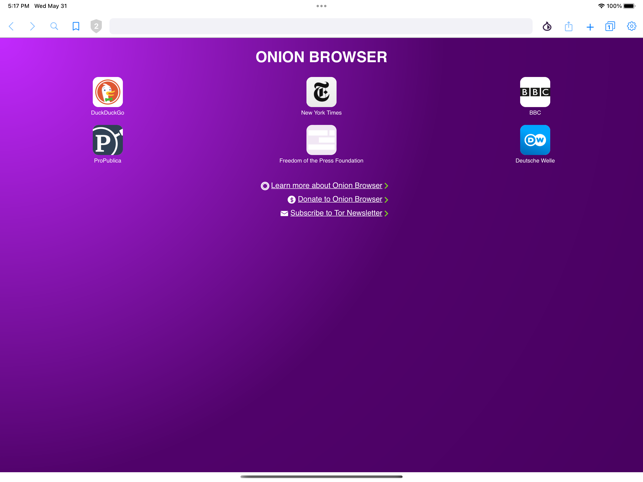 ‎Onion Browser Screenshot
