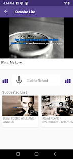 Karaoke Lite: Sing & Record Screenshot
