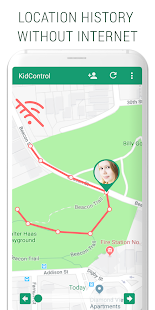 Family GPS tracker KidsControl Screenshot