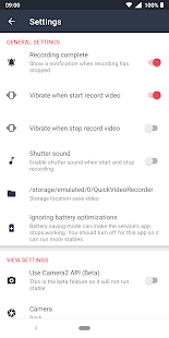 Quick Video Recorder Screenshot