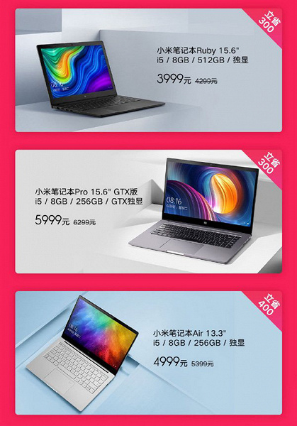 Ноутбуки Xiaomi