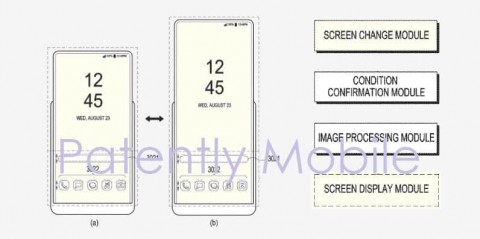 Samsung розробляє смартфон з дисплеєм, що розтягується