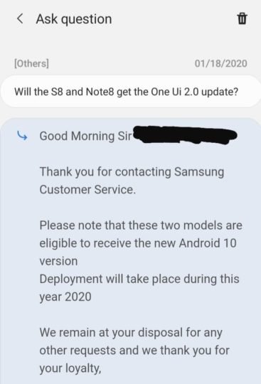 Samsung пообіцяла оновити старі флагмани до Android 10