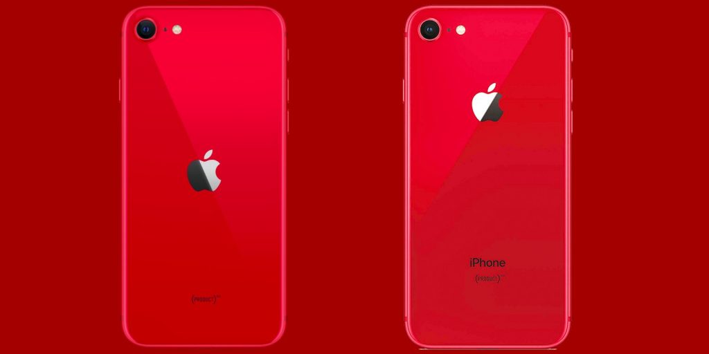 iPhone SE 2020 (ліворуч) і iPhone 8 (праворуч) / Apple