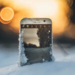 Смартфон зимою