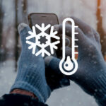 смартфон зима