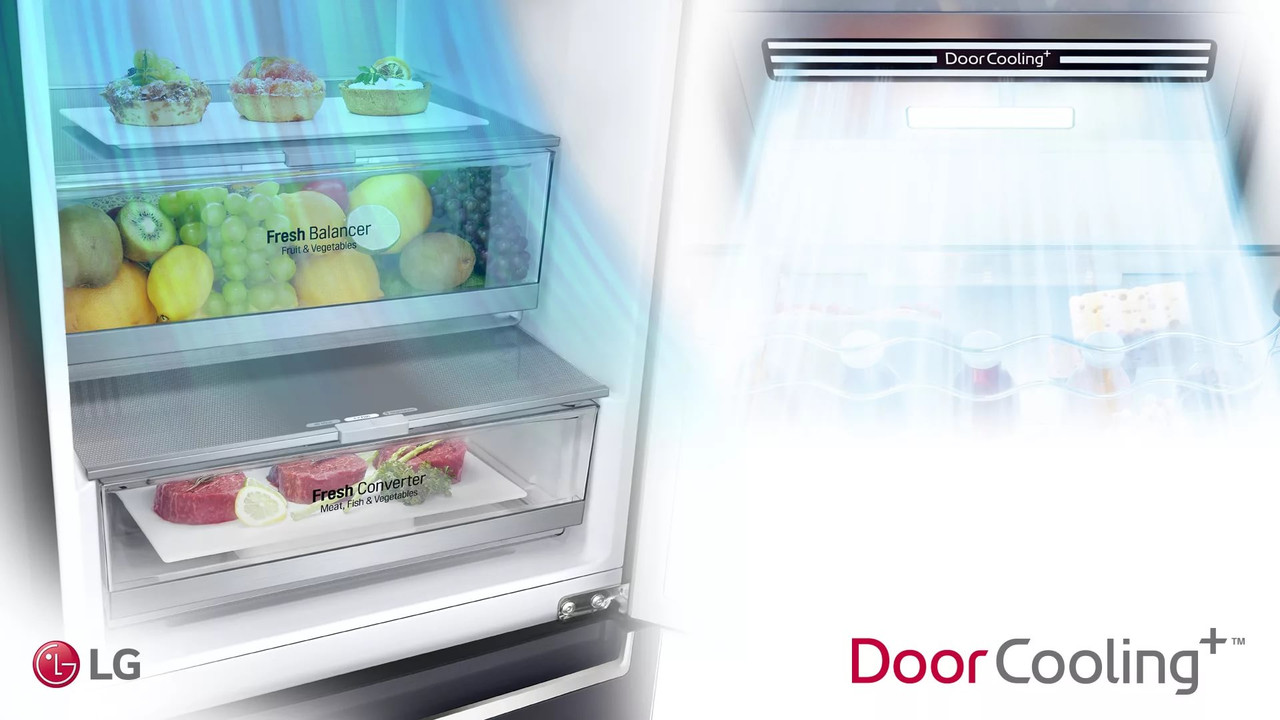 Особенности технологии DoorCooling в холодильниках LG