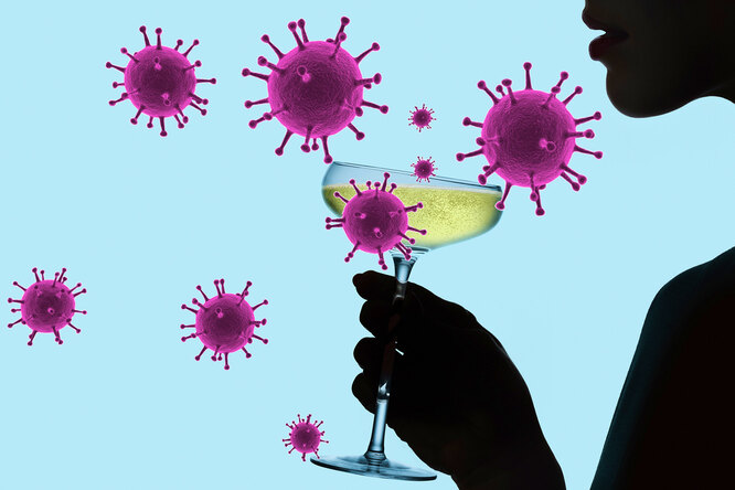 Ученые назвали алкогольные напитки, умеющие защищать от Covid-19