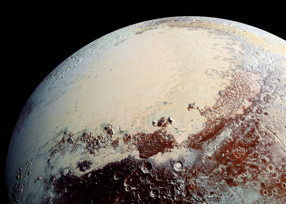 На Плутоні виявлено величезні крижані вулкани висотою 7 кілометрів