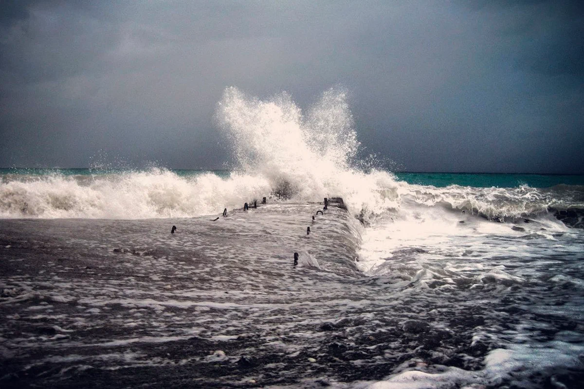 Чорне море під час шторму