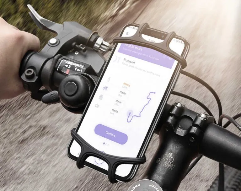 Как закрепить смартфон на велосипеде: выбираем держатель