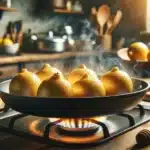 Лимон на сковороді