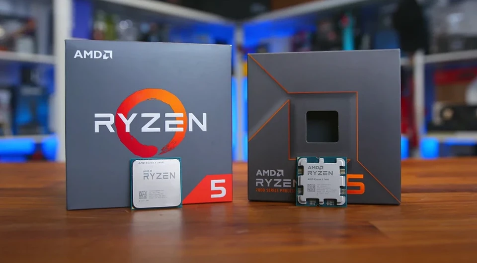AMD Ryzen 5 2600 і AMD Ryzen 5 7600