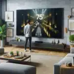 Телевізор у вітальні