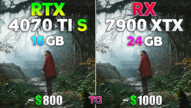 RTX 4070 Ti SUPER та Radeon RX 7900 XTX