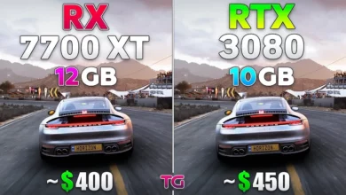 RTX 3080 та RX 7700 XT порівняли в сучасних іграх