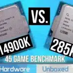 Intel Core Ultra 9 285K порівняли з i9-14900K