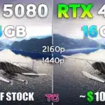 RTX 5080 порівняли з попередницею