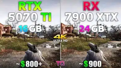 GeForce RTX 5070 Ti порівняли з Radeon RX 7900 XTX