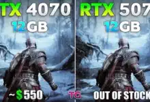GeForce RTX 4070 порівняли зі свіжою RTX 5070