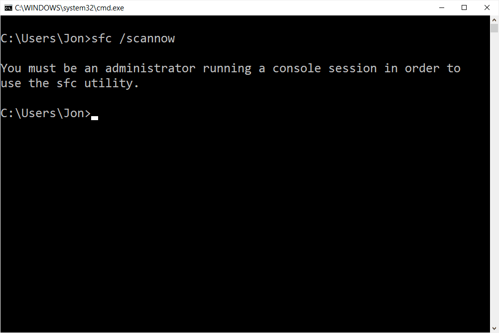 windows con