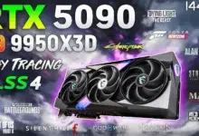 RTX 5090 та Ryzen 9 9950X3D