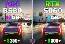 RTX 5060 порівняли з Intel ARC B580