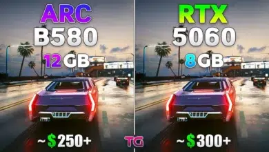 RTX 5060 порівняли з Intel ARC B580