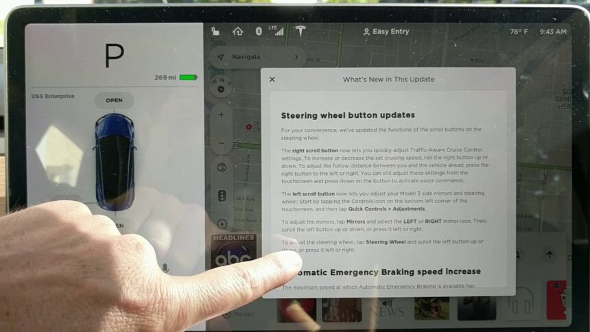 Tesla update