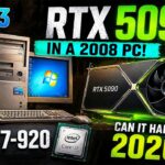 RTX 5090 запхали в ПК 2008 року