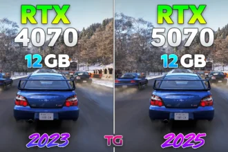 RTX 4079 против 5070