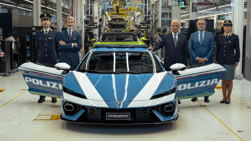 Lamborghini Temerario для італійської поліції