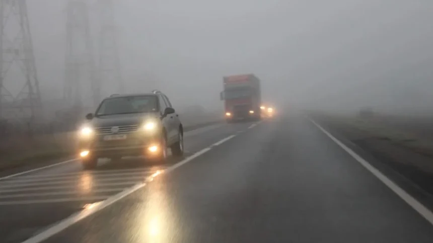 Туман на дорозі